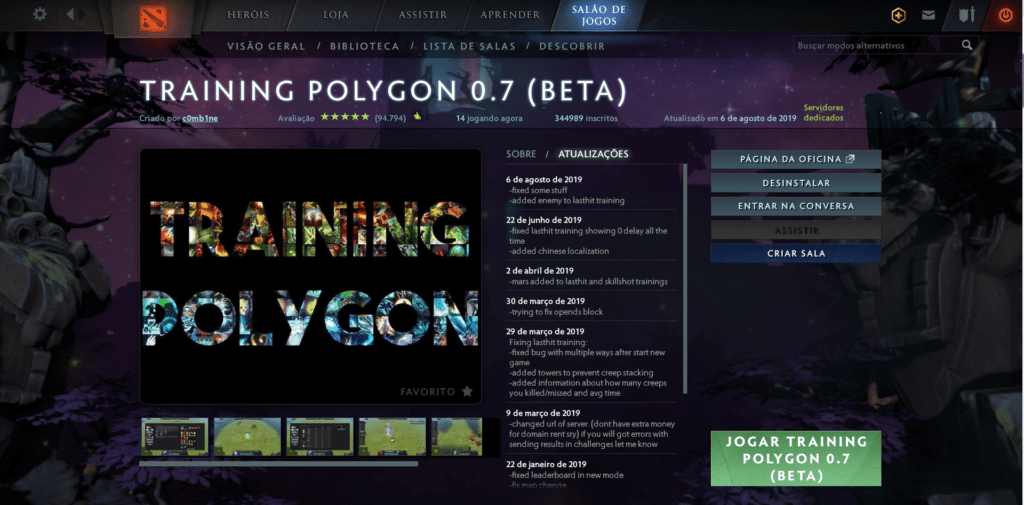 Training polygon dota 2 как зайти